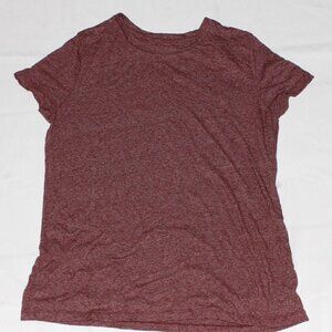 Maroon Athletic fit XL Tshirt Mossimo Supply Co Womens Crew neck Short sleeve